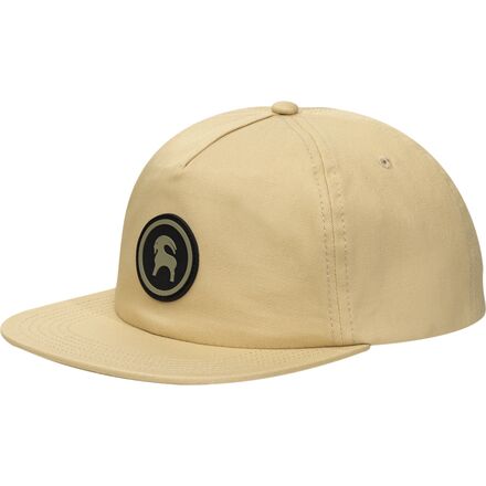 Patch Goat Flat Brim Hat