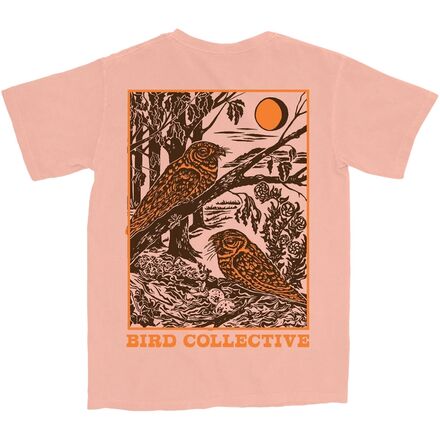 Bird Collective - Whip-poor-will T-Shirt - Peach Fuzz