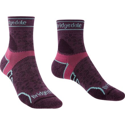 Bridgedale - Trail Run LW T2 Merino Performance 3/4 Crew Sock - Women's