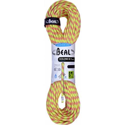 Beal - Ice Line 8.1mm Rope - Anis - Golden Dry