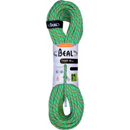 Beal - Tiger Unicore Dry Cover Climbing Rope - 10mm - Green