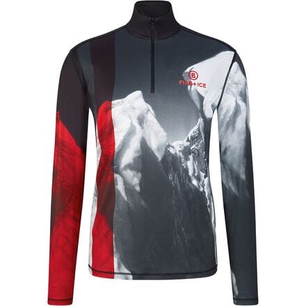 Bogner - Fire+Ice - Pascal Mountain Print Top - Men's - Black/Red