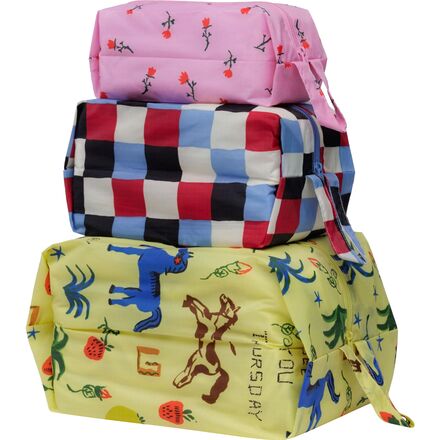 Baggu 3D Zip Set in Gingham