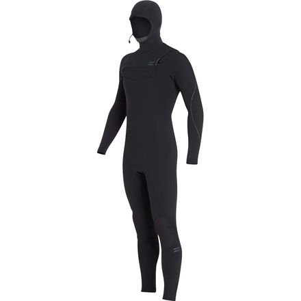 Billabong - 4/3mm Furnace Carbon Chest Zip Hooded Full Wetsuit - Men's