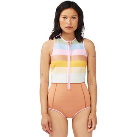 Billabong - Sol Sista Shorty Wetsuit - Women's - Paradise Stripe