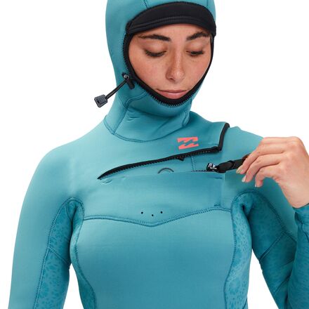 Billabong - 5/4mm Synergy Hooded CZ Full Wetsuit - Women's