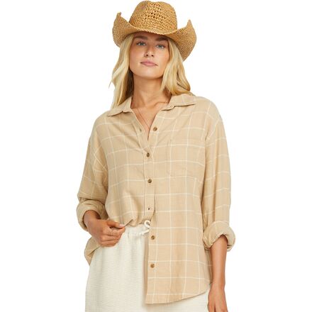 Billabong - Layer Up Long-Sleeve Woven Top - Women's
