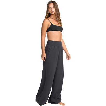 Billabong - New Waves Gauze Elastic Pant - Women's