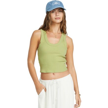 Billabong - Rerun Knit Tank Top - Women's - Avocado