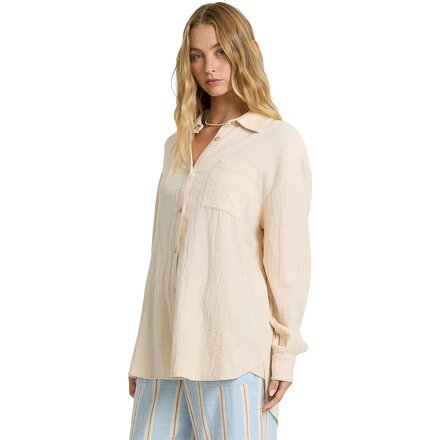 Billabong - Wanderer Solid Ls Wvn Top - Women's