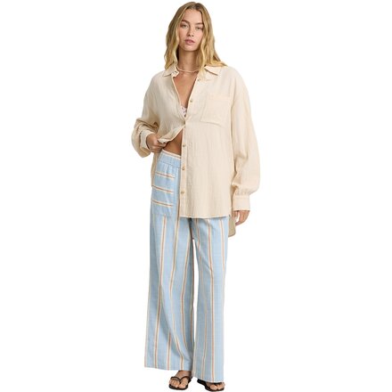 Billabong - Wanderer Solid Ls Wvn Top - Women's