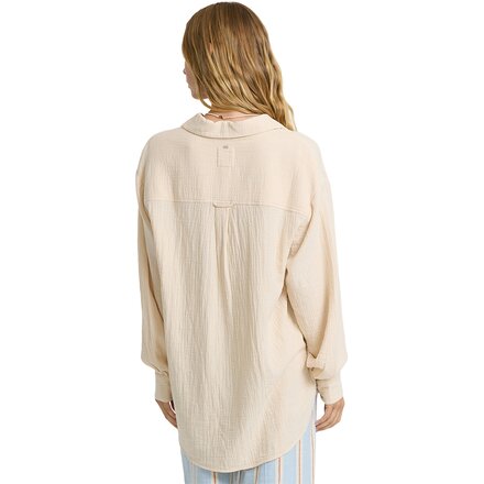 Billabong - Wanderer Solid Ls Wvn Top - Women's