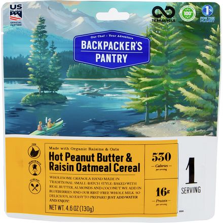 Backpacker's Pantry - Peanut Butter & Raisin Oatmeal
