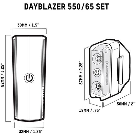 Blackburn - Dayblazer 550 + Dayblazer 65 Light Combo