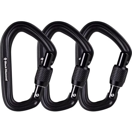HotForge Screwgate Carabiner - 3 Pack