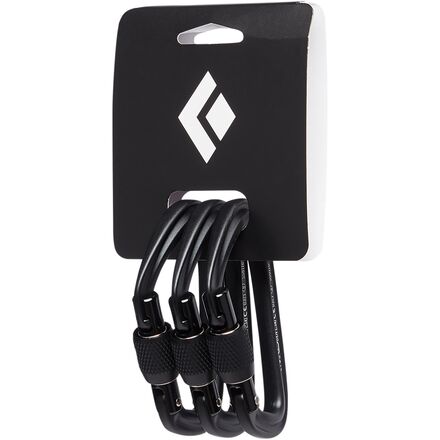 Black Diamond - HotForge Screwgate Carabiner - 3 Pack