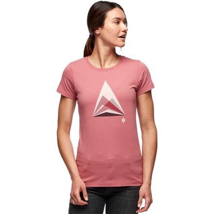 Black Diamond - Mountain Transparency T-Shirt - Women's - Rosewood