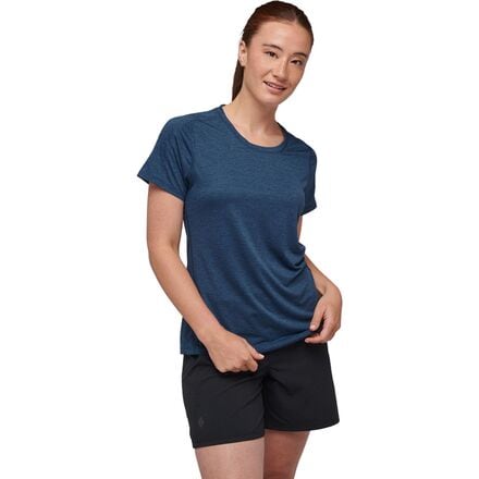 Black Diamond - Lightwire Tech Short-Sleeve T-Shirt - Women's - Ink Blue