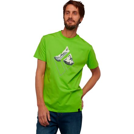 Black Diamond - Mountain Logo T-Shirt - Men's - Lime Green