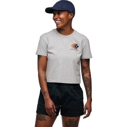 Faded Crop T-Shirt - Women's