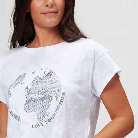Basin and Range - Short-Sleeve Crewneck Boxy Graphic T-Shirt - Women's