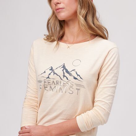 Basin and Range - Long-Sleeve Crewneck Graphic T-Shirt - Past Season - Women's