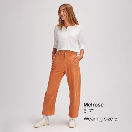 Basin and Range - Corduroy Curve Leg Pant - Women's