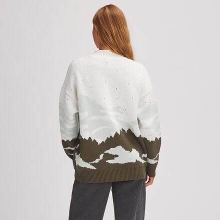 Basin and Range - Jacquard Mockneck Sweater - Women's