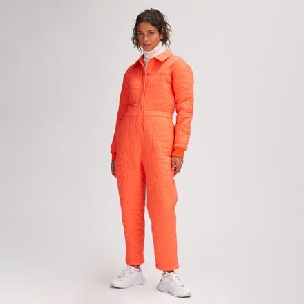 Basin and Range - Quilted One-Piece - Women's - Bright Orange