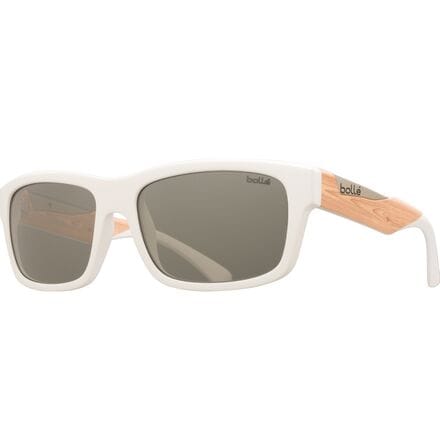 Bolle - Jude Polarized Sunglasses - Matte White/ Wood