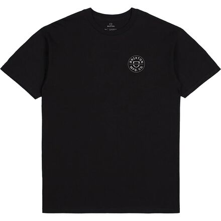 Brixton - Crest II Short-Sleeve T-Shirt - Men's - Black/Pebble