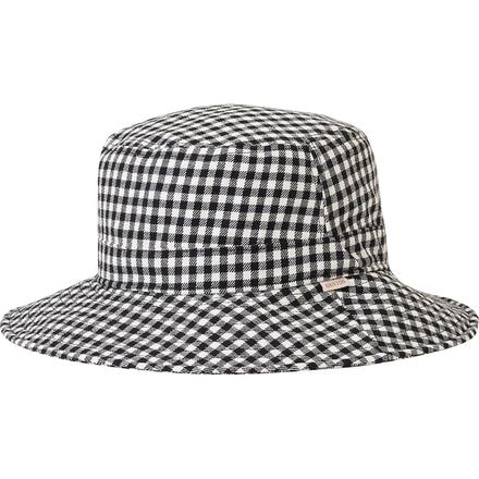 Brixton - Petra Packable Bucket Hat - Black Gingham