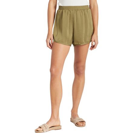 Brixton - Flight Runner Short - Women's - Military Olive