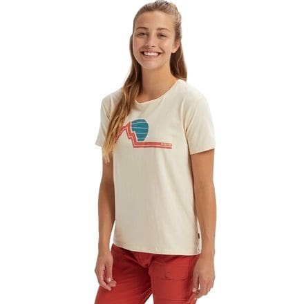 Burton - Classic Retro Short-Sleeve T-Shirt - Women's - Creme Brulee