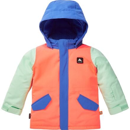 Burton - Parka Jacket - Toddler Boys' - Amparo Blue/Tetra Orange/Jewel Green