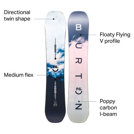 Burton - Feelgood Flying V Snowboard - 2022 - Women's
