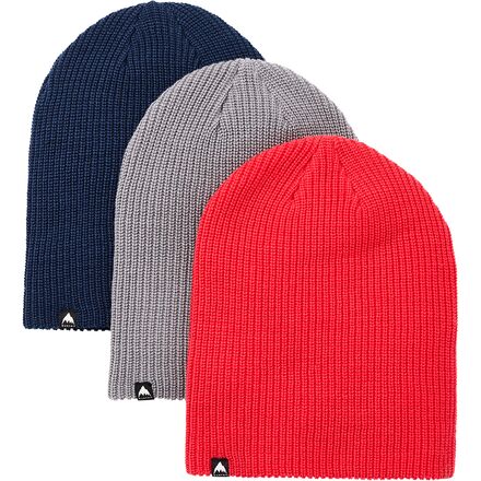 Burton - Recycled DND Beanie - 3-Pack - Dress Blue/Tomato/Kelp
