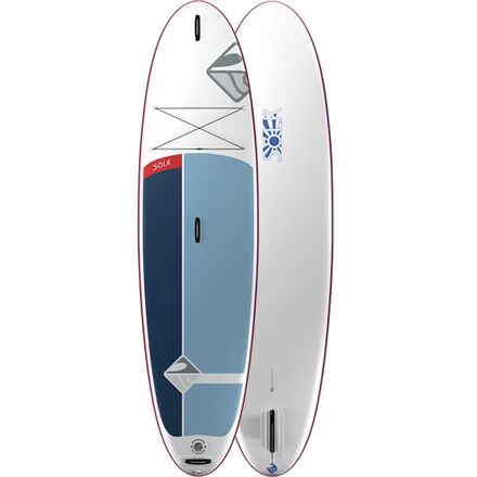 Boardworks - Shubu Solr Inflatable Stand-Up Paddleboard - White/Grey/Blue