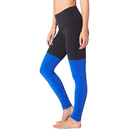 Beyond Yoga - Sleek Stripe High Waist Legwarmer Leggings - Women's