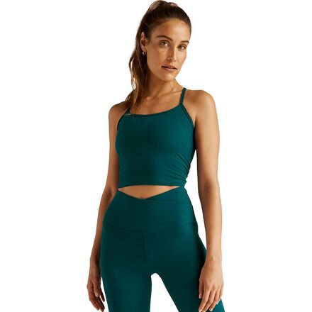 Spacedye Slim Racerback Cropped Tank Top - Women's