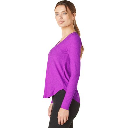 Beyond Yoga - Scooped Long-Sleeve Pullover Top - Women's