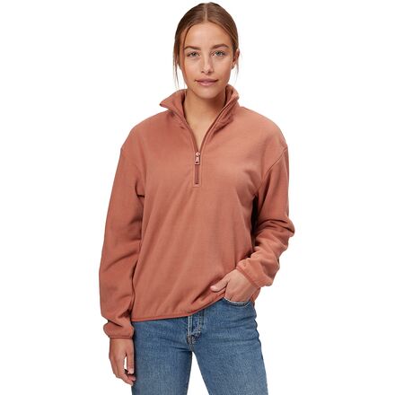 Beyond Yoga - Straight Hem Quarter-Zip Pullover Sweatshirt - Women's