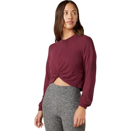 Beyond Yoga - Twist It Fate Cropped Pullover Top - Women's
