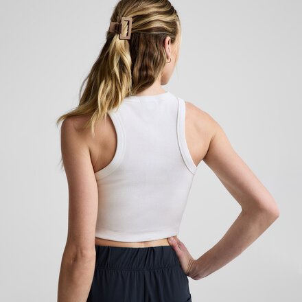 Beyond Yoga - Garment Dye Rib Cropped Tank Top - Women's