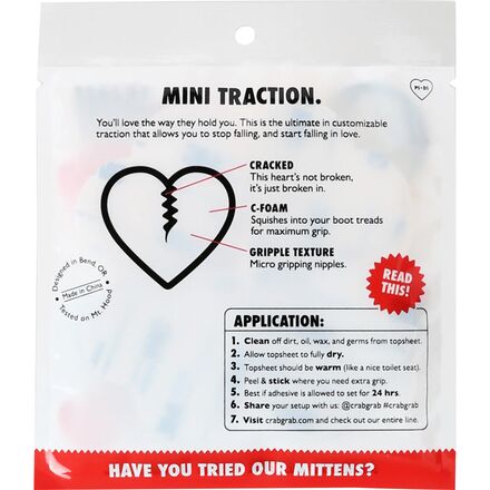 Crab Grab - Mini Hearts Traction Pad