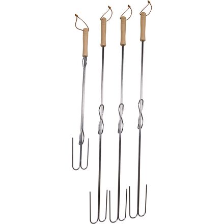Extendable Safety Roasting Sticks - 4-Pack
