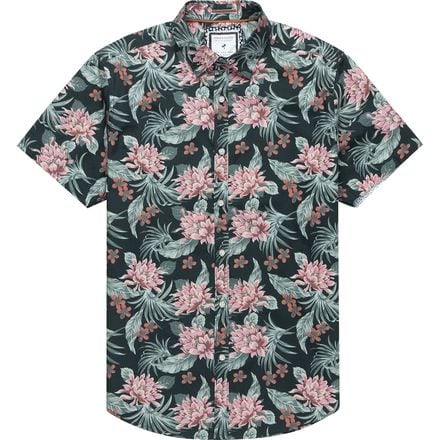 Cactus Man - Tropical Short-Sleeve Button-Down Shirt - Men's
