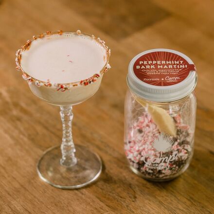 Camp Craft Cocktails - Peppermint Bark Martini