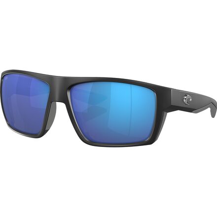 Costa - Bloke 580P Polarized Sunglasses - Matte Black Matte Gray Blue Mirror 580p
