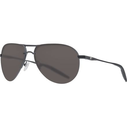 Costa - Helo 580P Polarized Sunglasses - Matte Black/Matte Black/Black/Gray